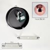 Gastor plafondlamp bol E27, ronde plafondverlichting in retro vintage stijl