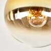 Gastor plafondlamp met bolvormige kap, E27, vintage lamp voor woonkamer