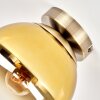 Gastor plafondlamp met bolvormige kap, E27, vintage lamp voor woonkamer