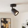 Moderne LED plafondspot Lemak met draaibare en zwenkbare cilindrische spotkop
