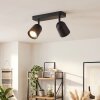 LED Plafondspot Lemak met twee draai- en zwenkbare cilindrische koppen voor hal en entree