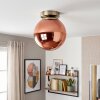 Gastor vintage plafondlamp in bolvorm E27, retro stijl voor woonkamer en slaapkamer