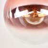 Gastor globe plafondlamp met bolvormige kap, E27, retro voor woonkamer en hal