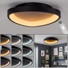 Ronde LED plafondlamp Rimon met afstandsbediening, lichtkleur instelbaar 2700-6500 Kelvin