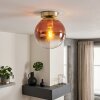 Gastor bolvormige plafondlamp E27 voor woonkamer, modern retro globe-design