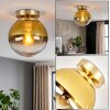 Gastor plafondlamp met ronde bolkap, E27 vintage plafondverlichting