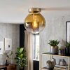 Gastor plafondlamp met ronde bolkap, E27 vintage plafondverlichting