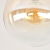Gastor plafondlamp rond E27, bolvormige plafondverlichting ø 25 cm, vintage