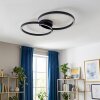 Ronde LED plafondlamp Narok met overlappende ringen, RGB en CCT 2700-6500 Kelvin