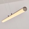 Flaut Hanglamp LED Chroom, 1-licht, Afstandsbediening, Kleurwisselaar