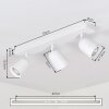 Moderne LED Plafondspot Lemak met drie draaibare en zwenkbare spotkoppen