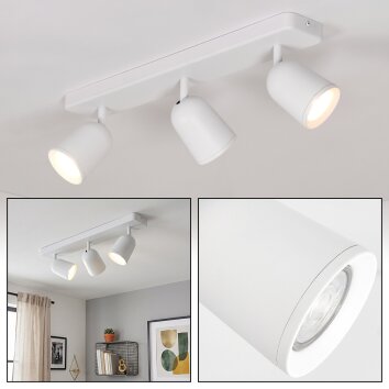 Moderne LED Plafondspot Lemak met drie draaibare en zwenkbare spotkoppen