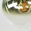Gastor plafondlamp met gekleurde glazen bollen, 4-lichts retro vintage