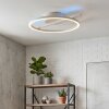 Moderne LED-plafondlamp Narok met ronde witte lichtkring, RGB en CCT, 2700-6500 Kelvin