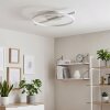 Narok LED plafondlamp met afstandsbediening, rond ringdesign voor woonruimte