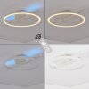 Narok LED plafondlamp met afstandsbediening, rond ringdesign voor woonruimte