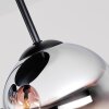 Gastor plafondlamp met gekleurd glas, 4-lichts glazen bollen, retro vintage