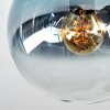 Gastor plafondlamp met gekleurd glas, 4-lichts glazen bollen, retro vintage