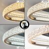 LED plafondlamp Calista met heldere ring, CCT 3000–6000 Kelvin, warm-, neutraal- en daglichtwit