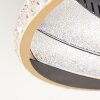 LED plafondlamp Calista met heldere ring, CCT 3000–6000 Kelvin, warm-, neutraal- en daglichtwit