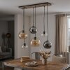 Koyoto hanglamp 6-lichts met bolvormige kappen voor eettafel en woonkamer