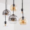 Koyoto 6-lichts hanglamp met bolvormige kappen, moderne eettafellamp E27