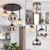 Chehalis 4-lichts retro plafondlamp met bollen voor woonkamer en eetkamer
