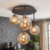 Chehalis plafondlamp 4-lichts met bolvormige kappen in retro vintage stijl