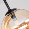 Chehalis 4-lichts plafondlamp met bolkappen, ø 41 cm, moderne retrostijl