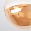 Chehalis 4-lichts plafondlamp met bolkappen, ø 41 cm, moderne retrostijl