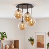 Chehalis plafondlamp met bolschermen, 4-lichts ronde plafondverlichting Ø 41 cm