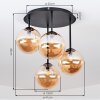 Chehalis plafondlamp met bolschermen, 4-lichts ronde plafondverlichting Ø 41 cm