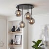 Chehalis bolvormige plafondlamp 4-lichts rond Ø 35 cm, modern retro design