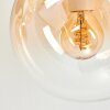 Plafondlamp met glazen bollen Gastor, cluster met 4 heldere schermen ø 15 cm
