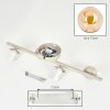 Gastor 4-lichts plafondlamp met bolvormige kappen en E14 fitting voor woonkamer