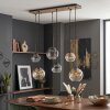Koyoto eetkamer hanglamp voor eettafel, 6-lichts bolvormig in vintage stijl