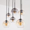 Koyoto eetkamer hanglamp voor eettafel, 6-lichts bolvormig in vintage stijl
