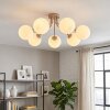 Gastor bolvormige plafondlamp met 7 bollen, E14, ø 82 cm, modern retro