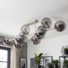 Gastor plafondlamp 10-lichts E14, langwerpige plafonnière met bolvorm