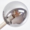 Gastor plafondlamp 10-lichts E14, langwerpige plafonnière met bolvorm