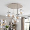 Koyoto ronde plafondlamp 5-lichts, bolvormige plafondverlichting retro