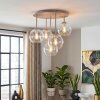 Koyoto ronde plafondlamp 5-lichts, bolvormige plafondverlichting retro