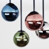 Chehalis glazen bol plafondlamp met 4 glazen kappen, rond, ø 35 cm