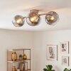 Koyoto 4-lichts plafondlamp met bolvormige kappen, E14, retro vintage