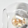 Koyoto 4-lichts plafondlamp met bolvormige kappen, E14, retro vintage