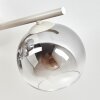Koyoto 4-lichts plafondlamp met bolvormige kappen, E14, retro vintage
