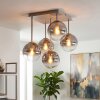 Gastor 5-lichts plafondlamp met bollen, ø 37 cm, voor woonkamer en eetkamer, E14