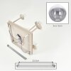 Gastor 5-lichts plafondlamp met bollen, ø 37 cm, voor woonkamer en eetkamer, E14
