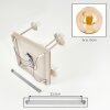 Retro plafondlamp Gastor met vijf amberkleurige glazen bollen als cluster, E14