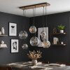 Koyoto 6-lichts hanglamp voor eettafel met bolvormige pendels, E27